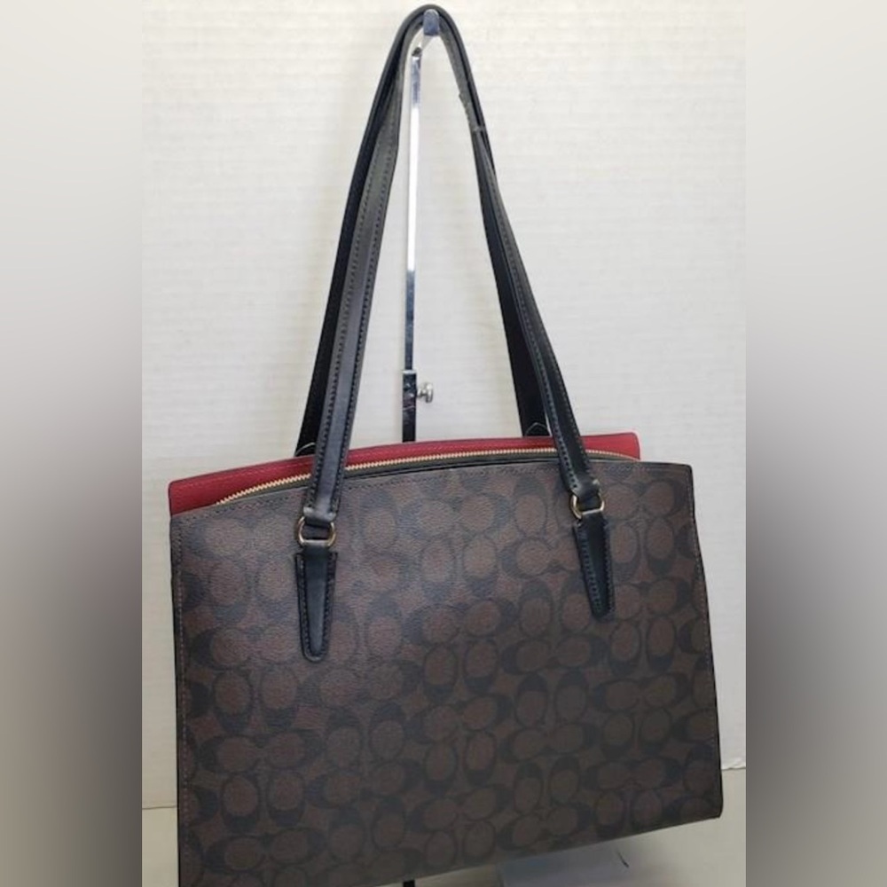 Original Coach Tatum Carryall In Signature Canvas Women's Bag